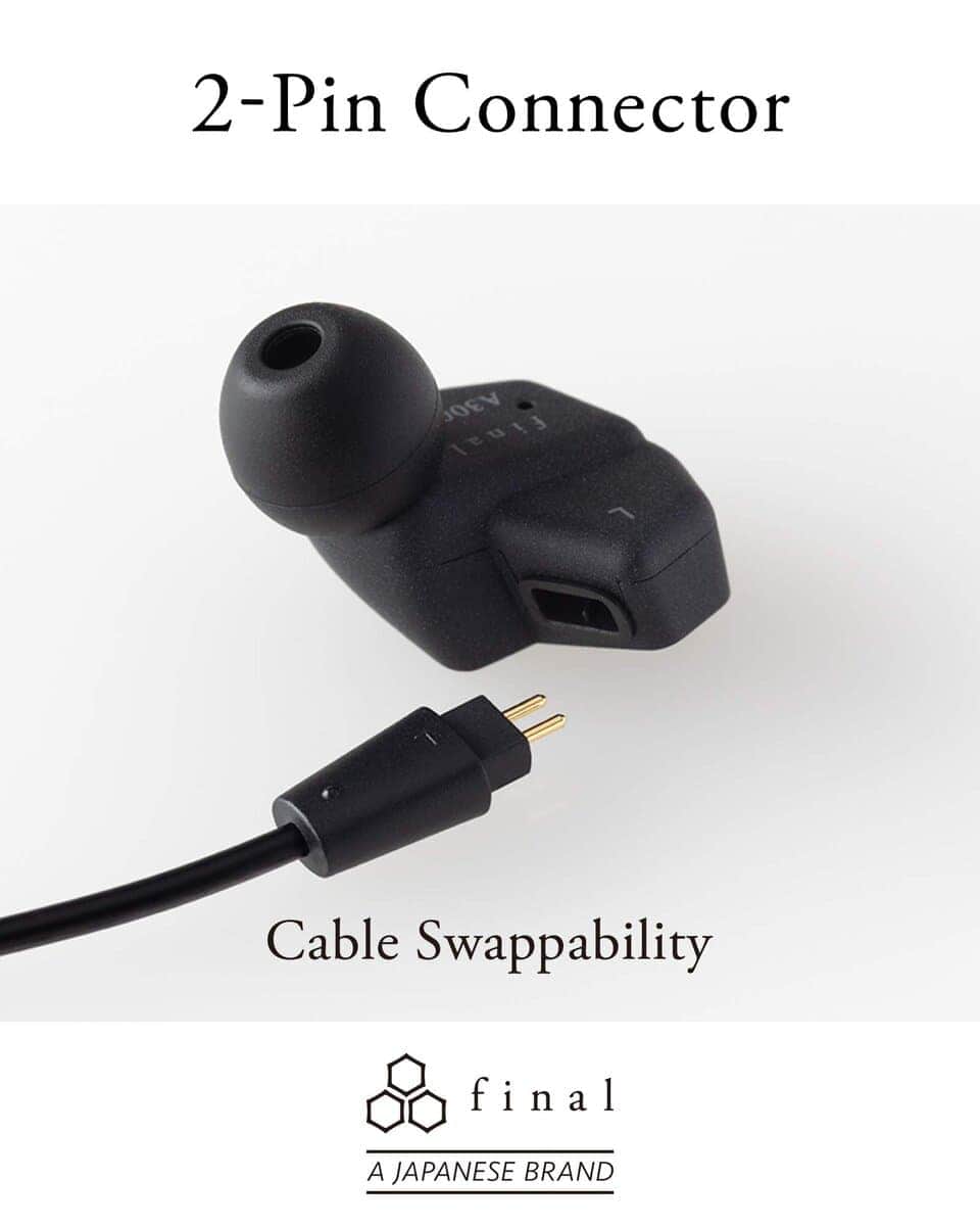 Audífonos in-ear con cable Final A3000, aislamiento de - Imagen 7