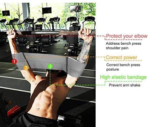 Banda de Press de Banca para Levantamiento de Pesas Bandas - Imagen 6
