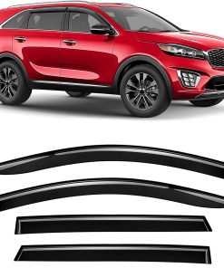 Voron Glass Deflectores de Lluvia Duraderos -Negro