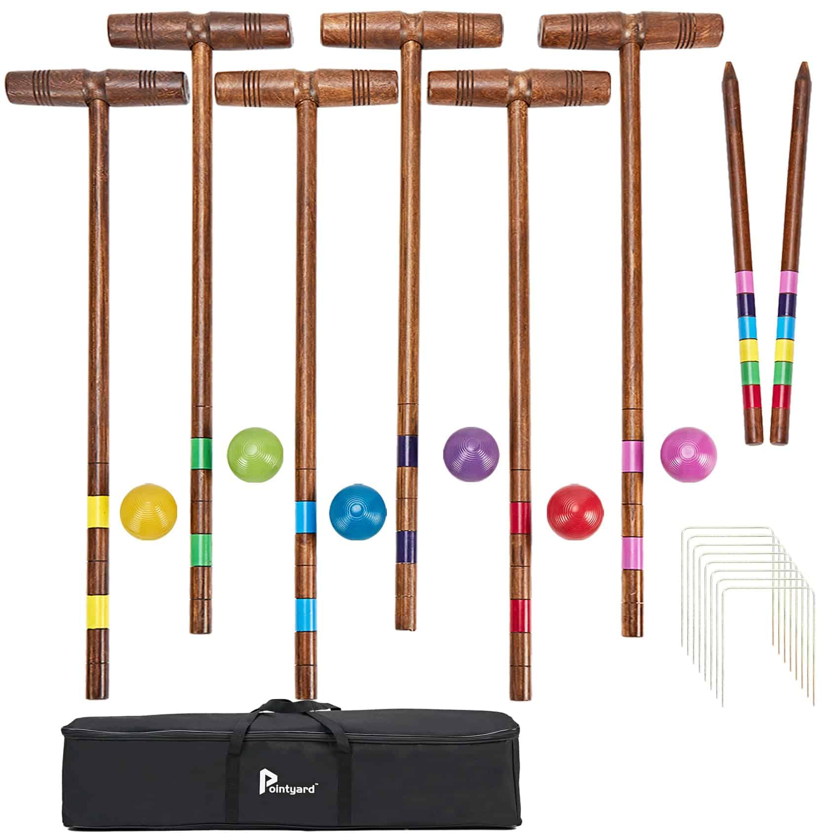 Set de Croquet de Seis Jugadores Pointyard 32'' [Vintage