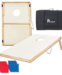 Juego de Cornhole Pointyard 3X2FT de Pino, Juego de