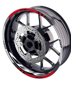 Calcomanías de llanta de 17 pulgadas de vinilo brillante