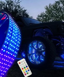 Luces de Rueda LED Sando Tech 17.5'' Doble Fila de Colores