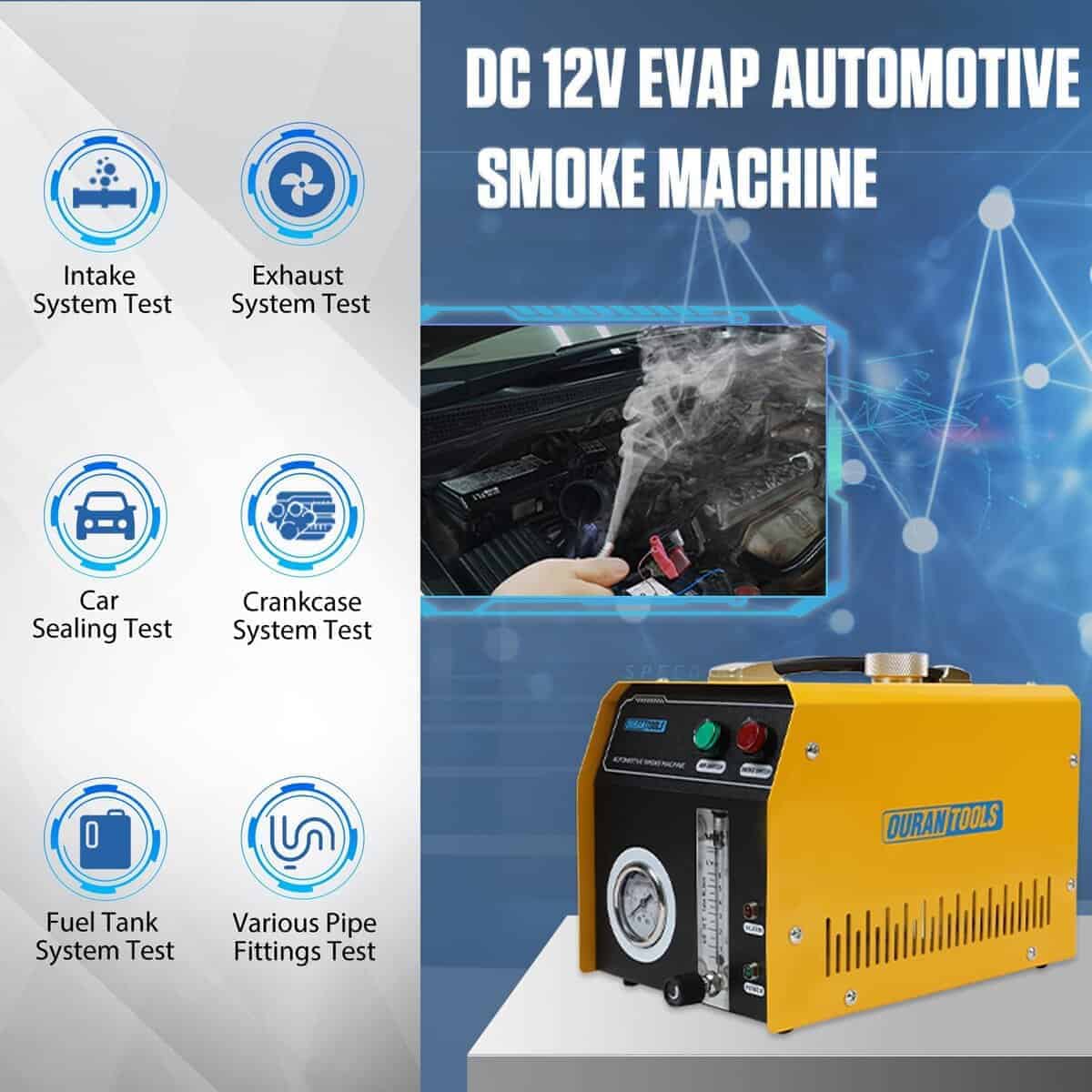 OURANTOOLS Detector de Fugas de Humo para Automóviles, - Imagen 4