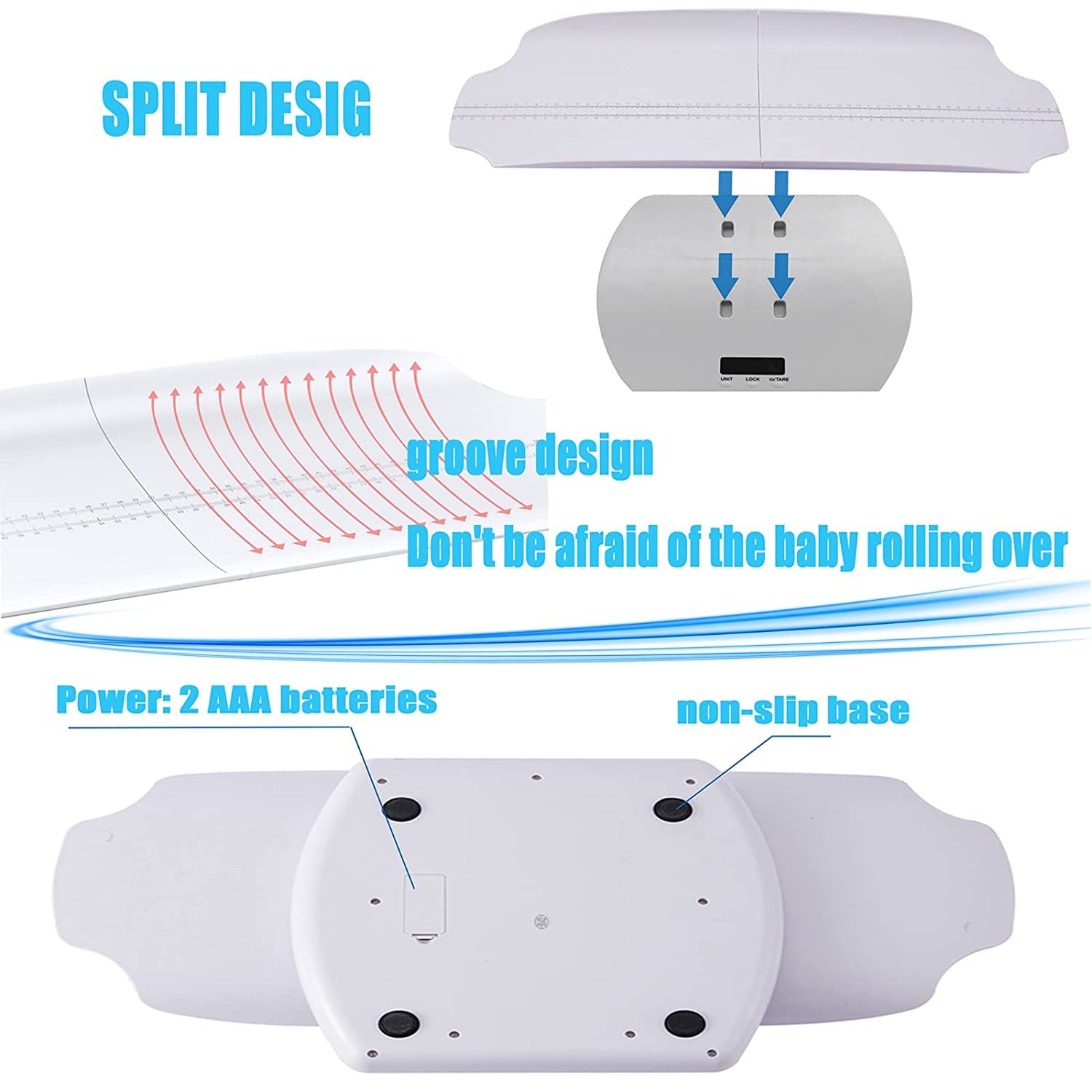 Báscula para bebés MEKBOK | Báscula Digital | Bebés, - Imagen 3