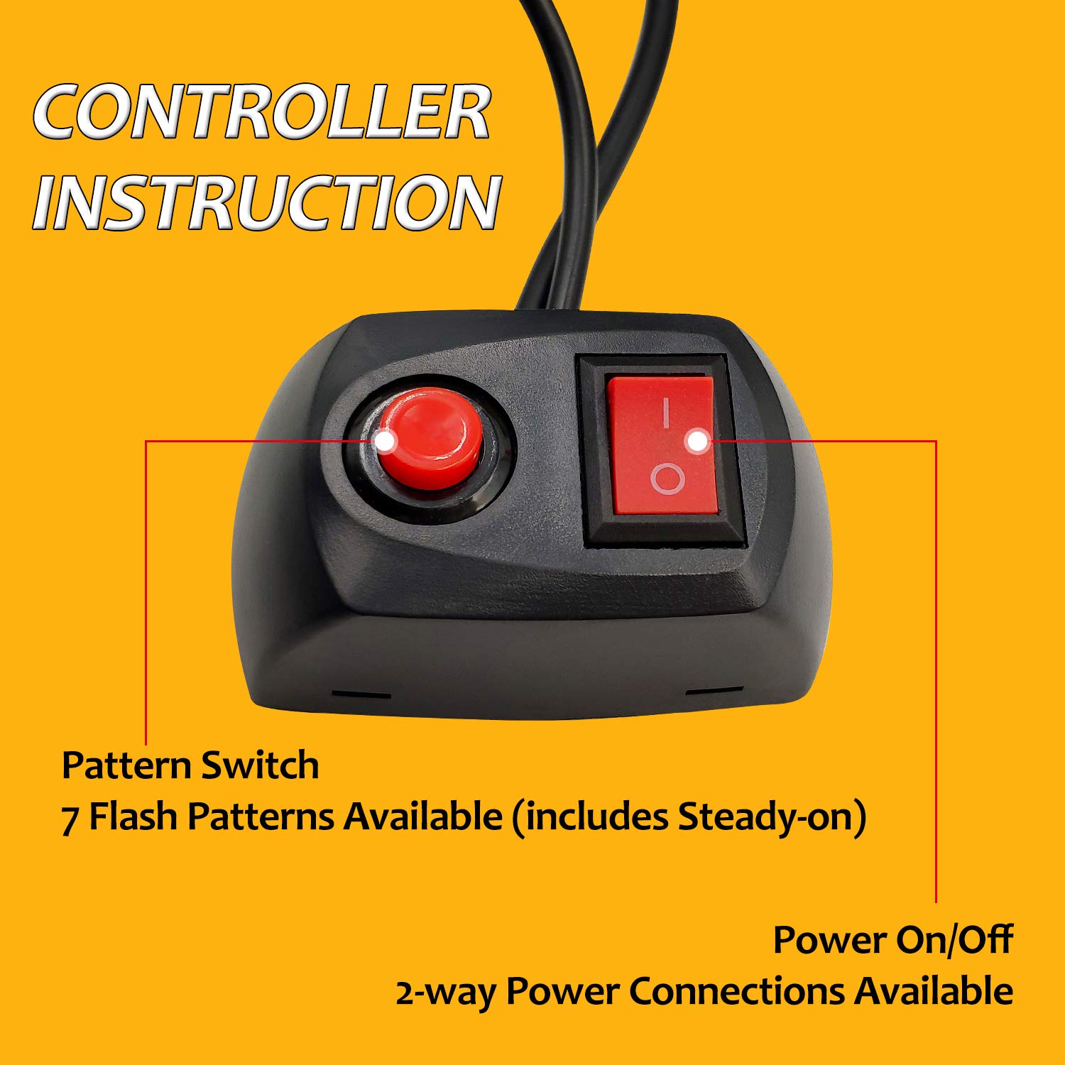 Luces de emergencia LED EASE2U para vehículos, camiones, 4 - Imagen 6