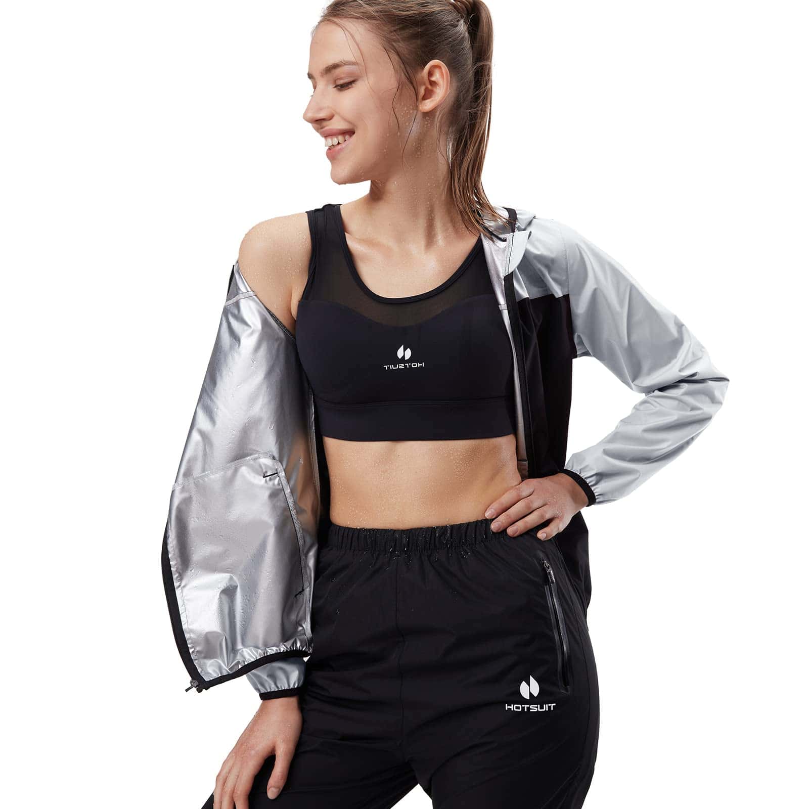 Traje de Sauna HOTSUIT para Mujer Sudaderas Entrenamiento