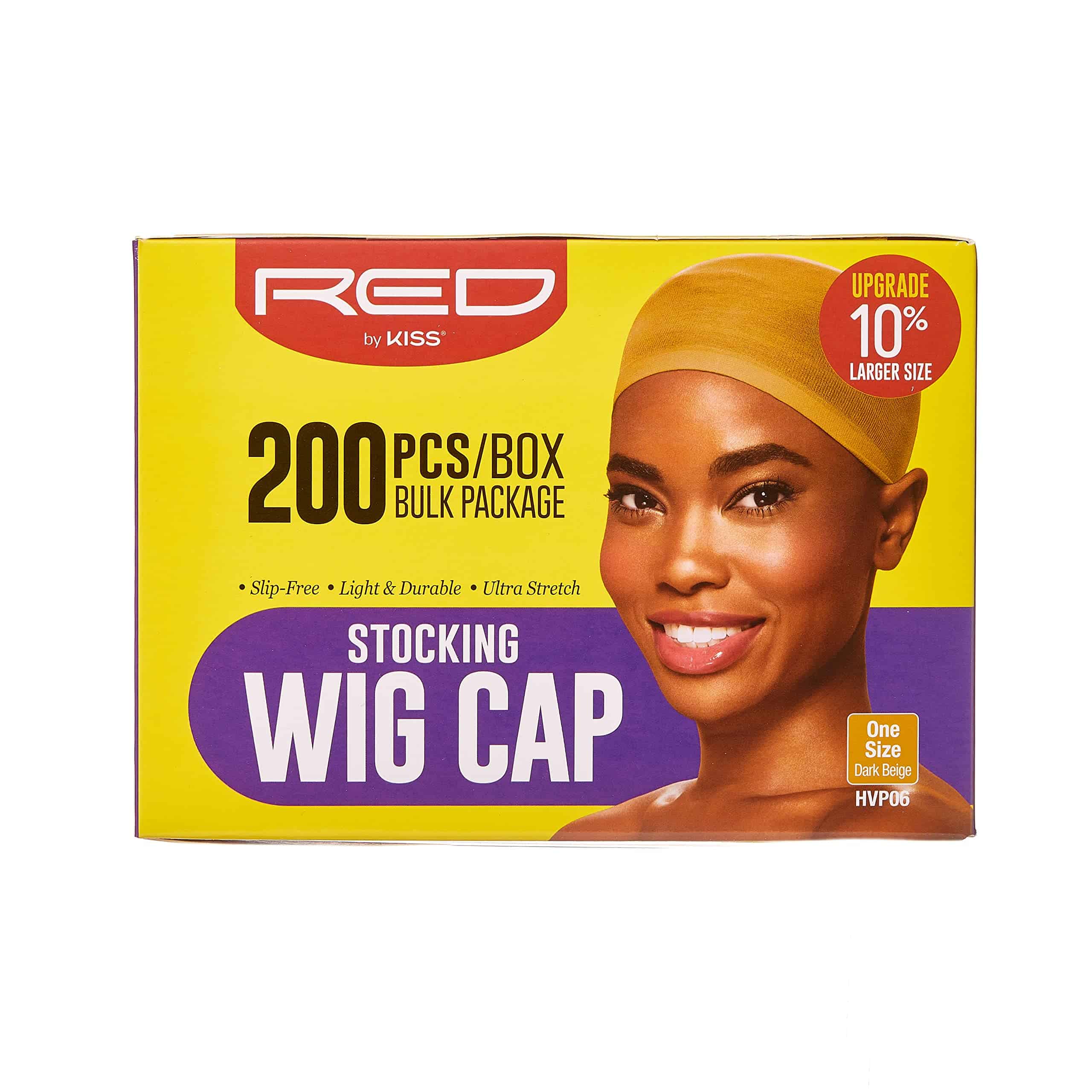 Gorro de Red para Peluca KISS color Beige Oscuro, Caja de - Imagen 3