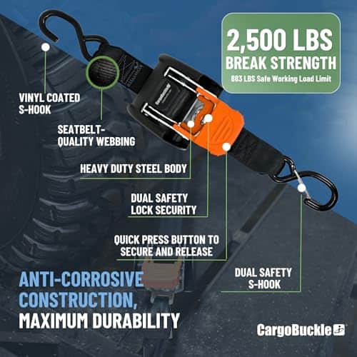 Sistema de Amarre de Trinquete Retráctil CargoBuckle G3 de - Imagen 3