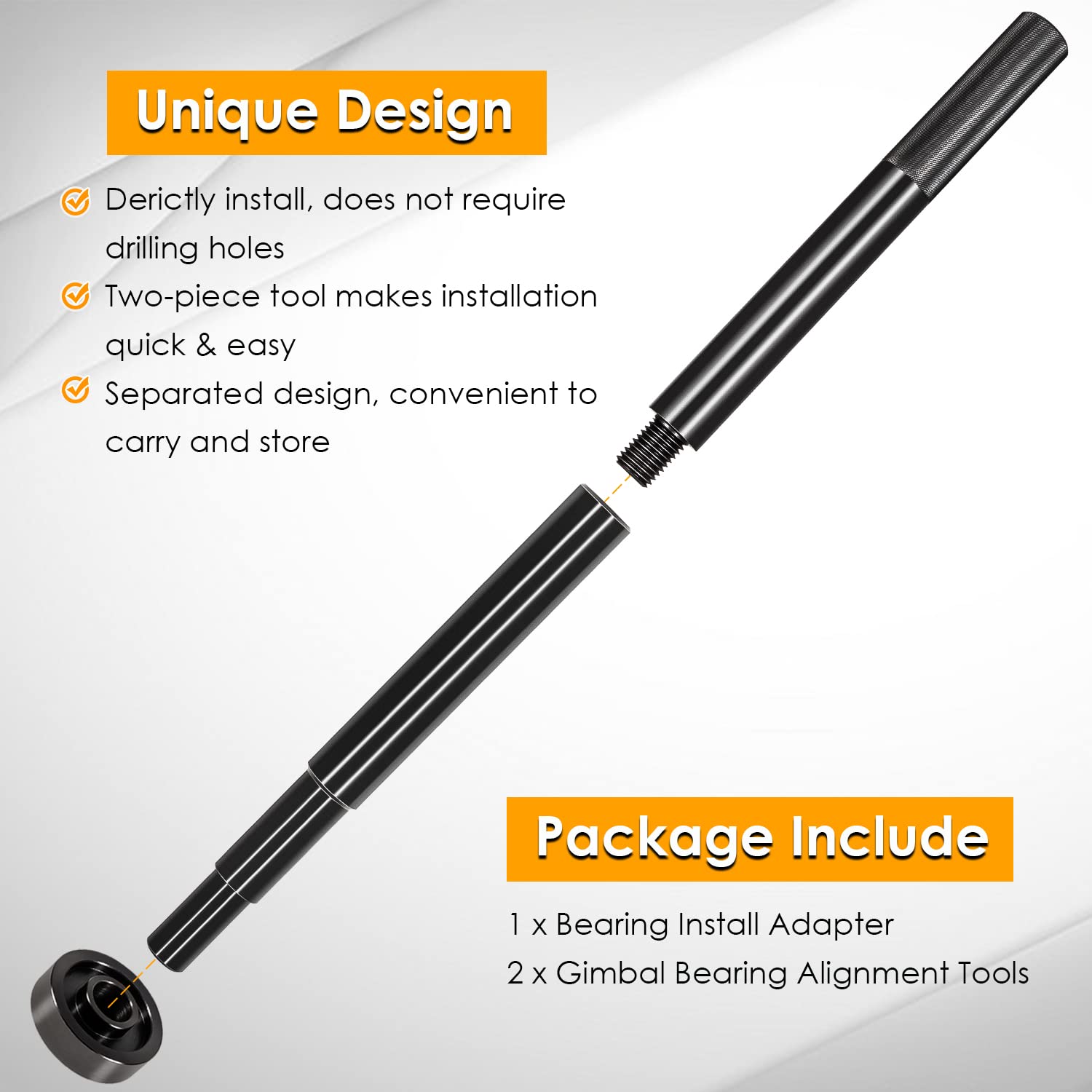 Kit de Alineación e Instalación de Rodamiento de Gimbal, - Imagen 6