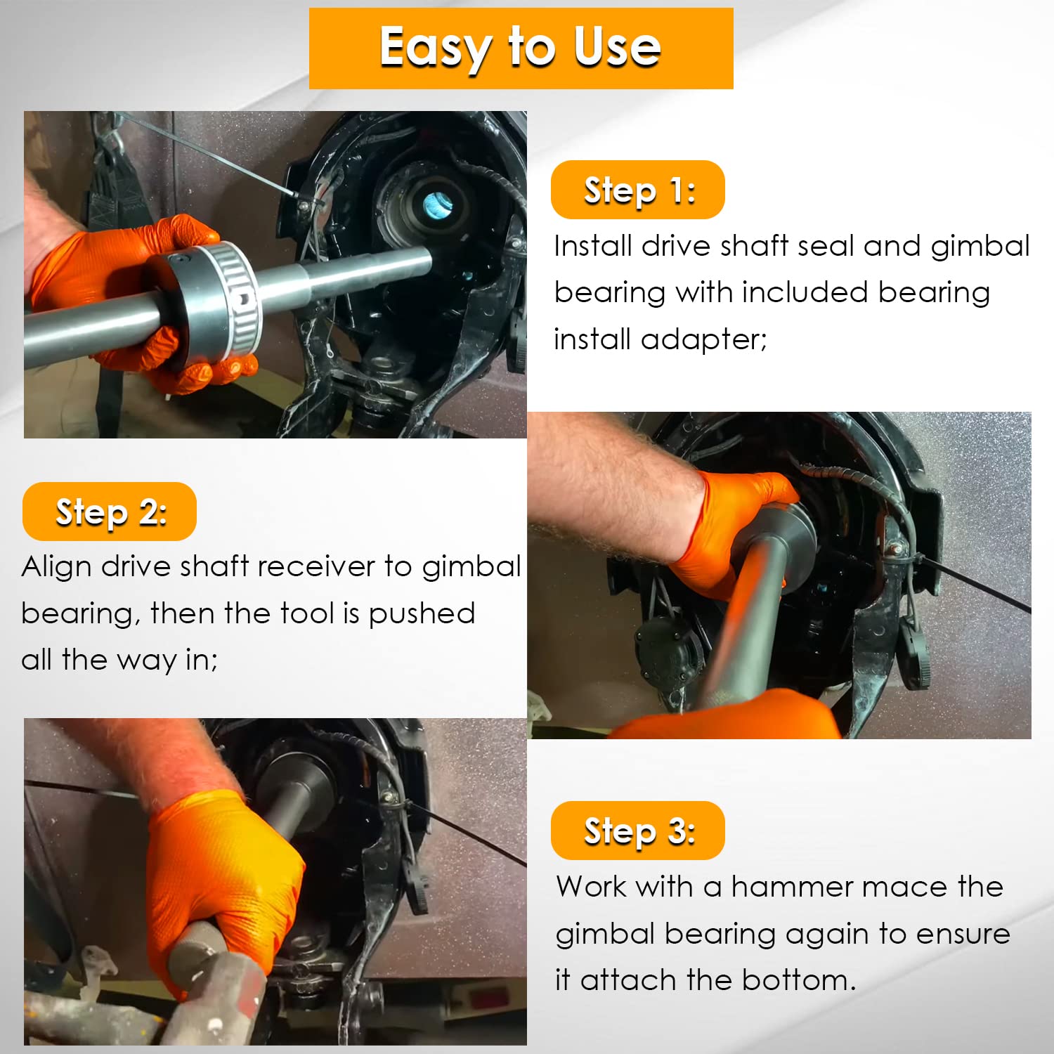Kit de Alineación e Instalación de Rodamiento de Gimbal, - Imagen 7