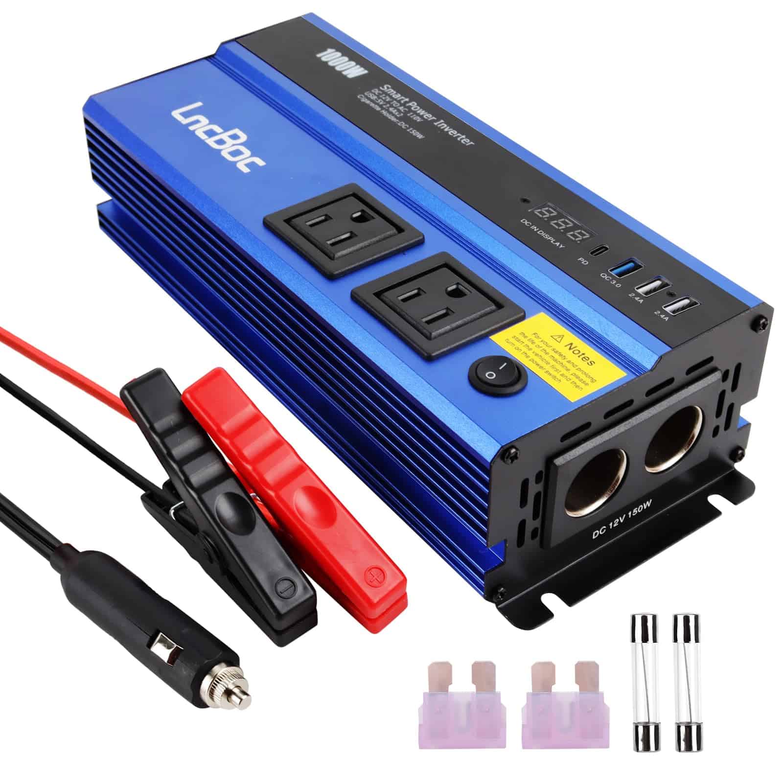 Convertidor de corriente 12v a 110v 1000w: Convertidor DC a