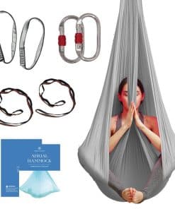 Aum Active Aerial Silk Yoga Hammock & -Plata