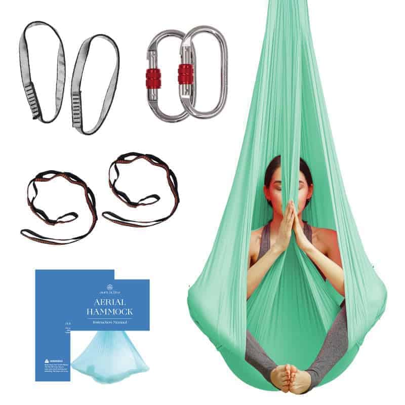 Hamaca y columpio de yoga aéreo Aum Active para el hogar,