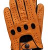 Guantes de Conducción de Cuero Genuino para Hombre con