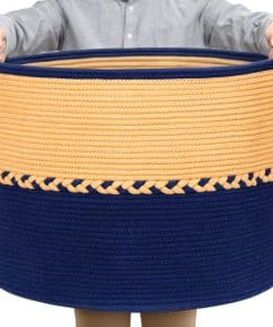 Cesto de mimbre XXXXXL para mantas 24" x 24" x 18" Cestas