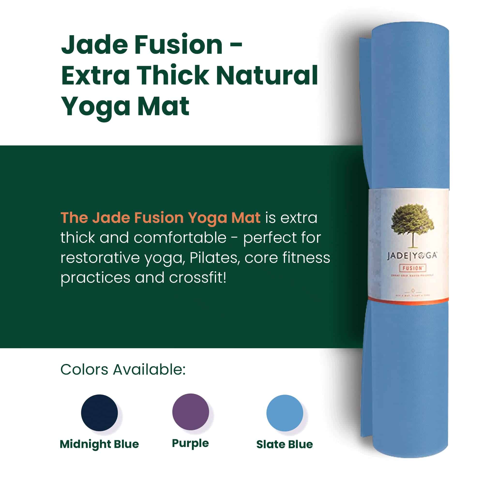 Tapete de Yoga Jade Fusion, Confort Lujoso y Tapetes - Imagen 4