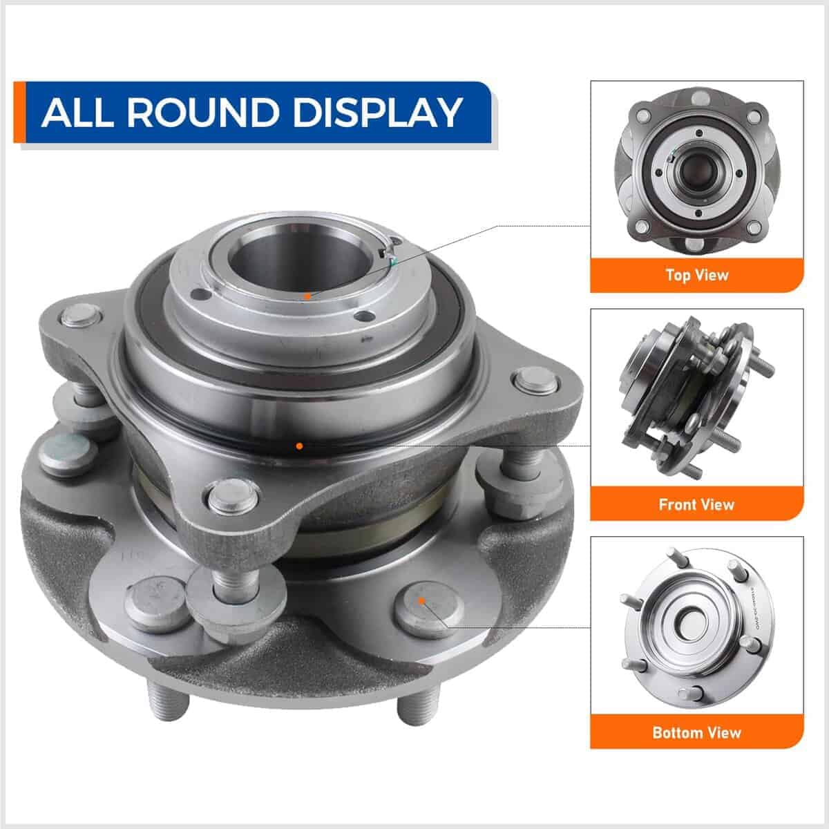 MACEL 515040 Ensamblaje de cubo y rodamiento de rueda - Imagen 3