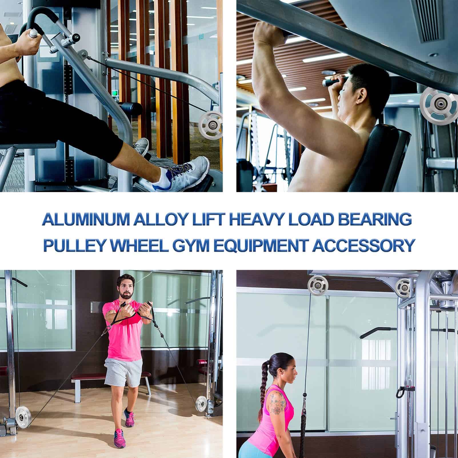 Wakauto Rueda Polea de Rodamiento Universal, Rueda Polea de - Imagen 8