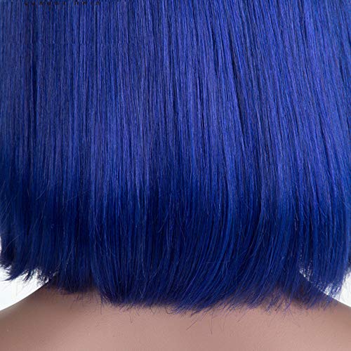 Peluca Bob Azul Smartinnov 13x4 Encaje Frontal de Cabello - Imagen 7
