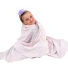 Manta de Lana para Bebés y Niños Pequeños | -Rosa