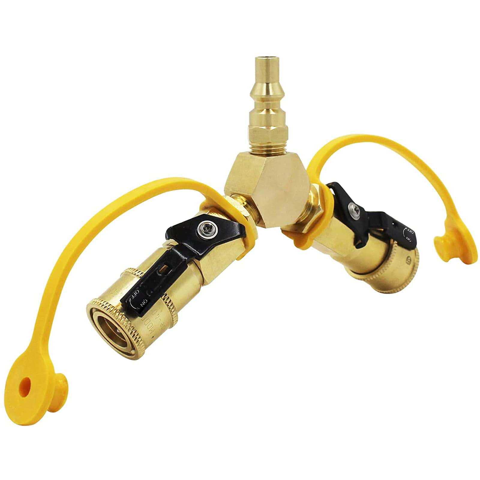 MCAMPAS 1/4" Adaptador Divisor de Conexión Rápida de - Imagen 3