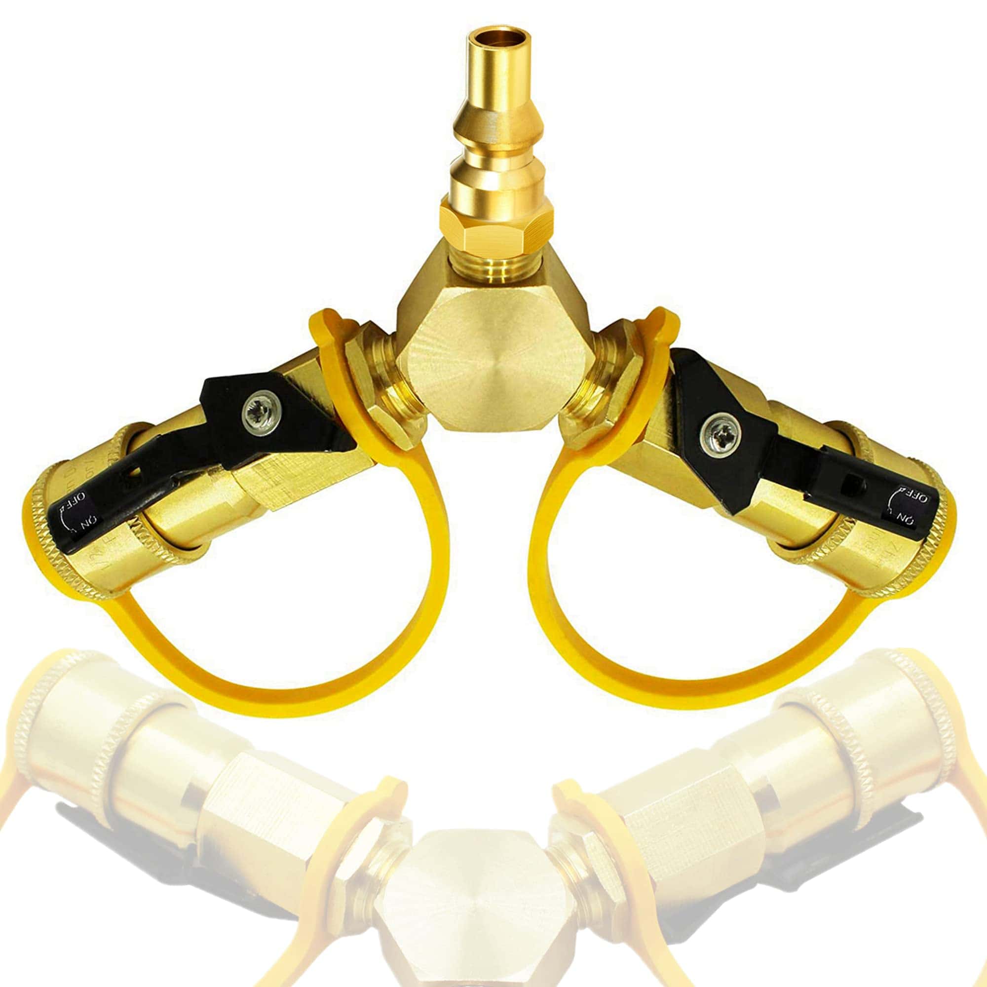 MCAMPAS 1/4" Adaptador Divisor de Conexión Rápida de