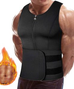Chaleco Sauna PHIONXEI para Hombres, Traje de Sauna Corta
