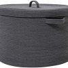 Canasta de Almacenamiento Extra Grande de 20" -Gris Oscuro