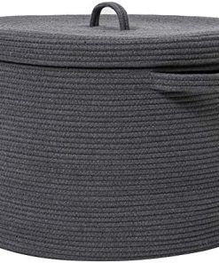 Canasta de Almacenamiento Extra Grande de 20" -Gris Oscuro