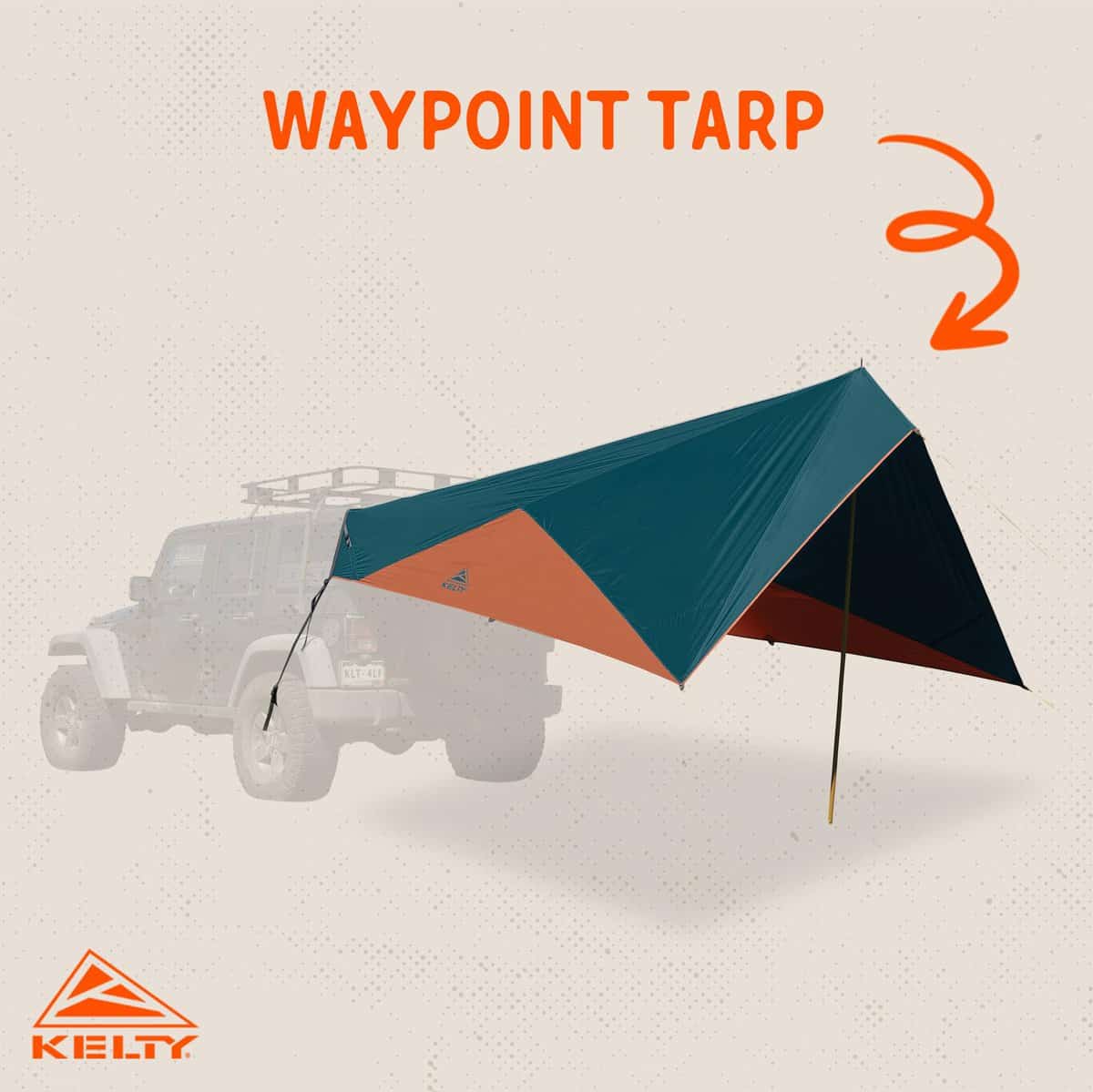 Toldo Kelty Waypoint, Reflejando Estanque/Jengibre, Sistema - Imagen 4