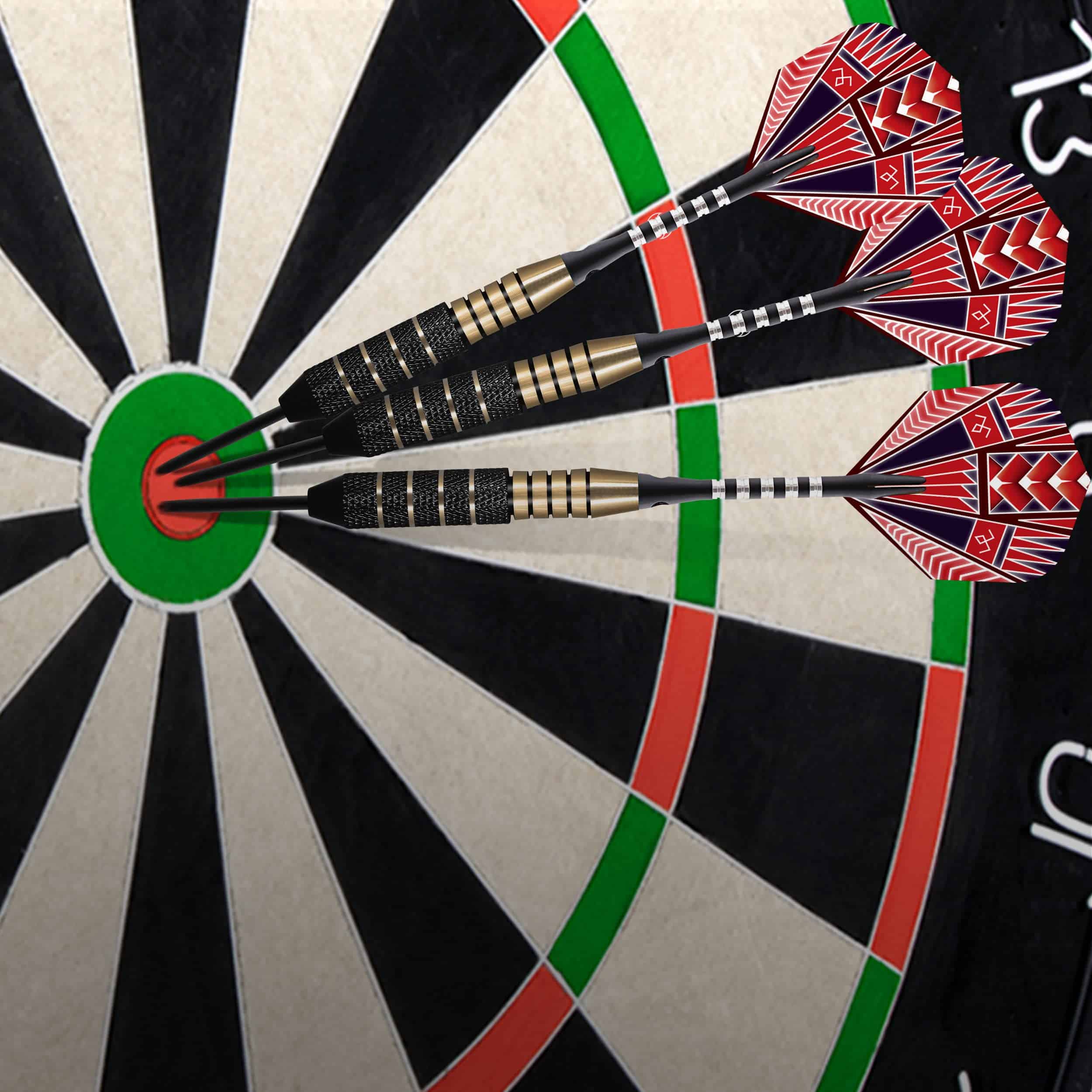 Set de regalo de dardos con punta de acero Shot!, 20 piezas - Imagen 4