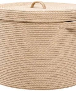 Cesta de almacenamiento extra grande de 20" x -Beige complet