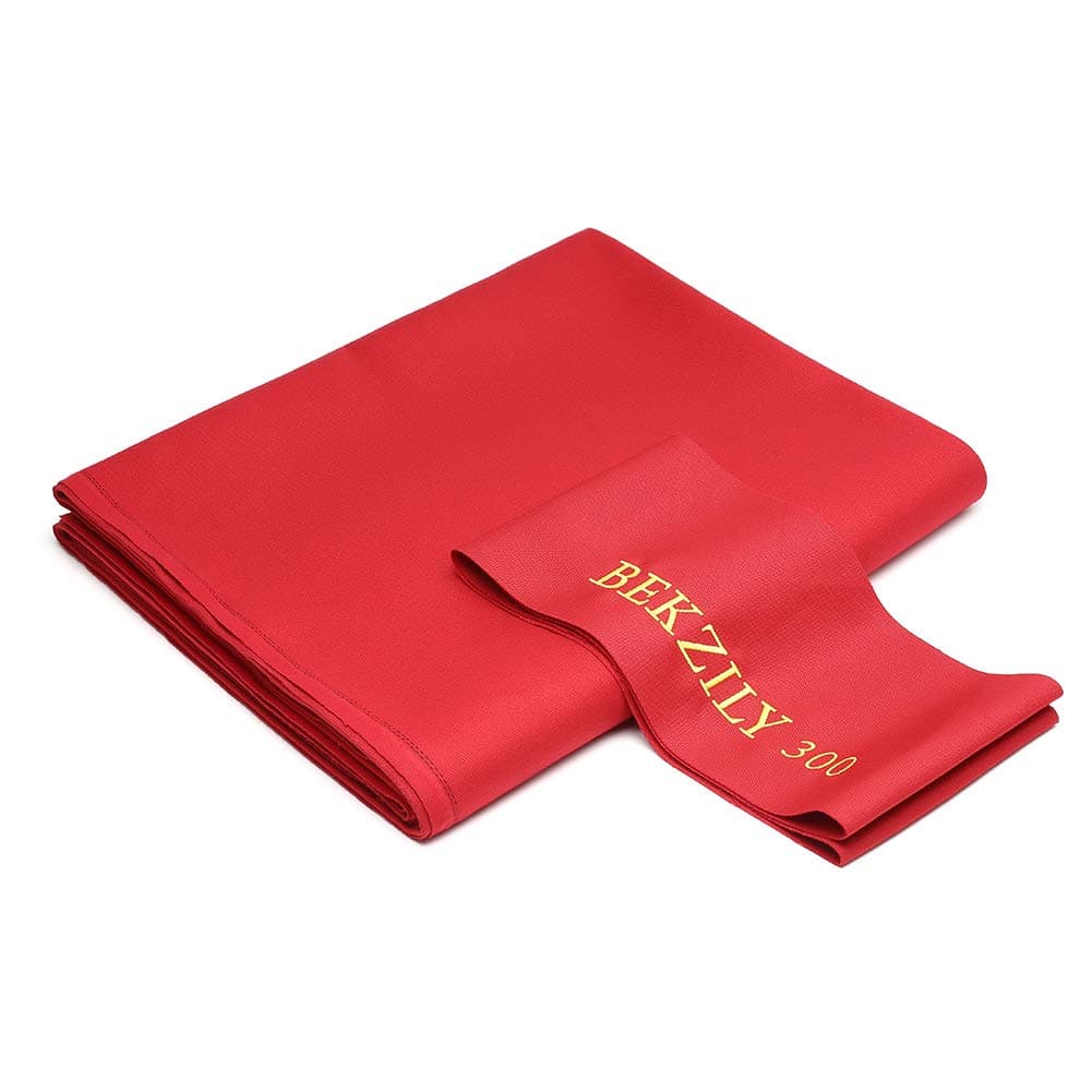 BEKZILY 300 Paño de Mesa de Billar de 9 pies (9ft, Rojo)
