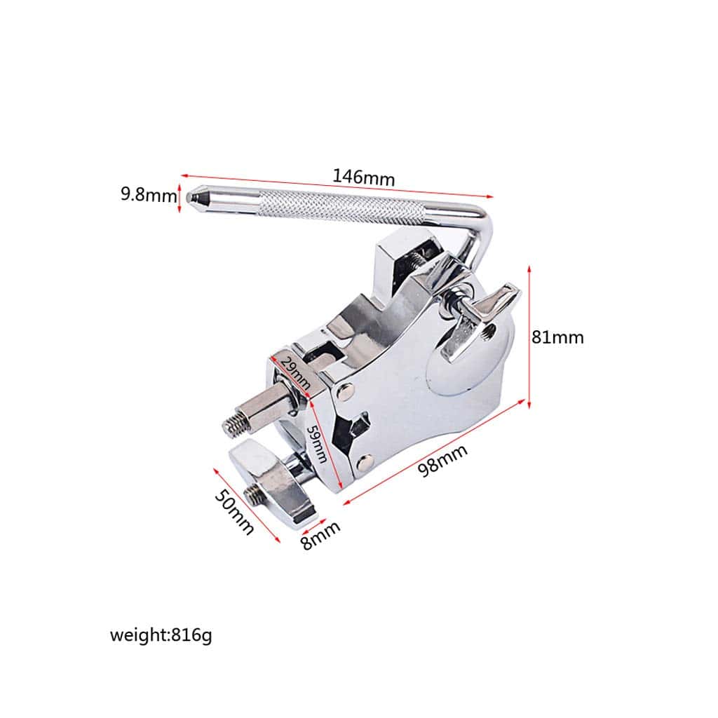Soporte de Tambor Tom Alnicov Multifuncional de Metal - Imagen 8
