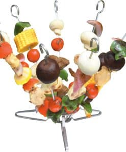 Brocheta plana de metal para parrilla O-Yaki - Juego de 9