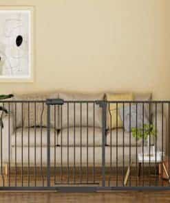 Puerta de Seguridad Extra Ancha HOOOEN para Bebés y Perros