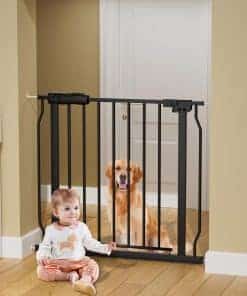 HOOOEN Puerta Estrecha para Bebés para Escaleras y Puertas