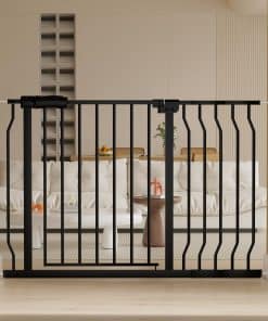 Puerta de seguridad extra ancha para bebés HOOOEN extra