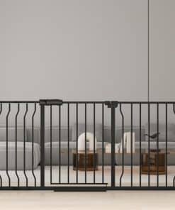 Puerta de Seguridad Extra Ancha para Bebés y Mascotas en