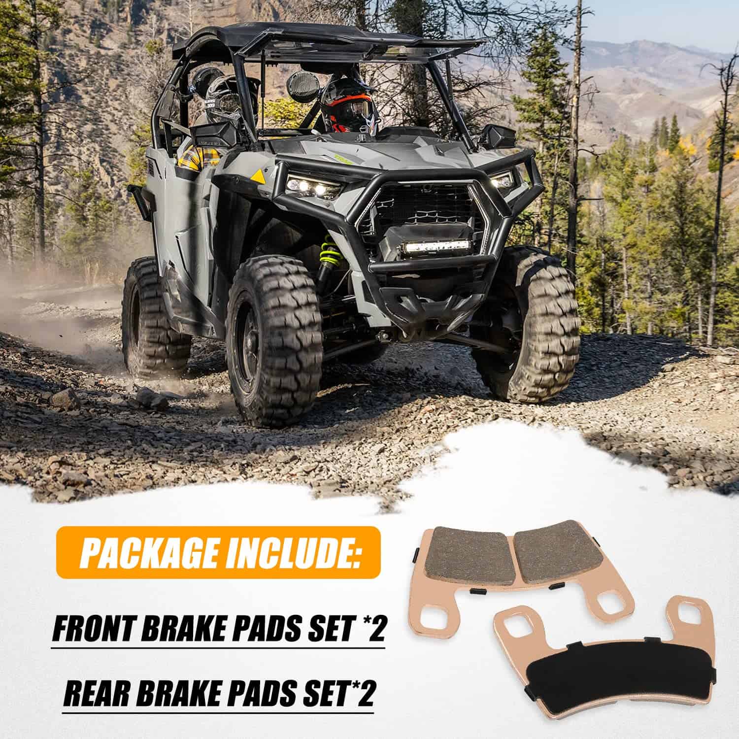 Pastillas de Freno Compatibles con Polaris RZR 900 RZR S - Imagen 7