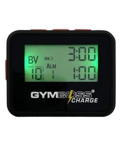 Gymboss Interval Timer y Cronómetro (Negro/Rojo)