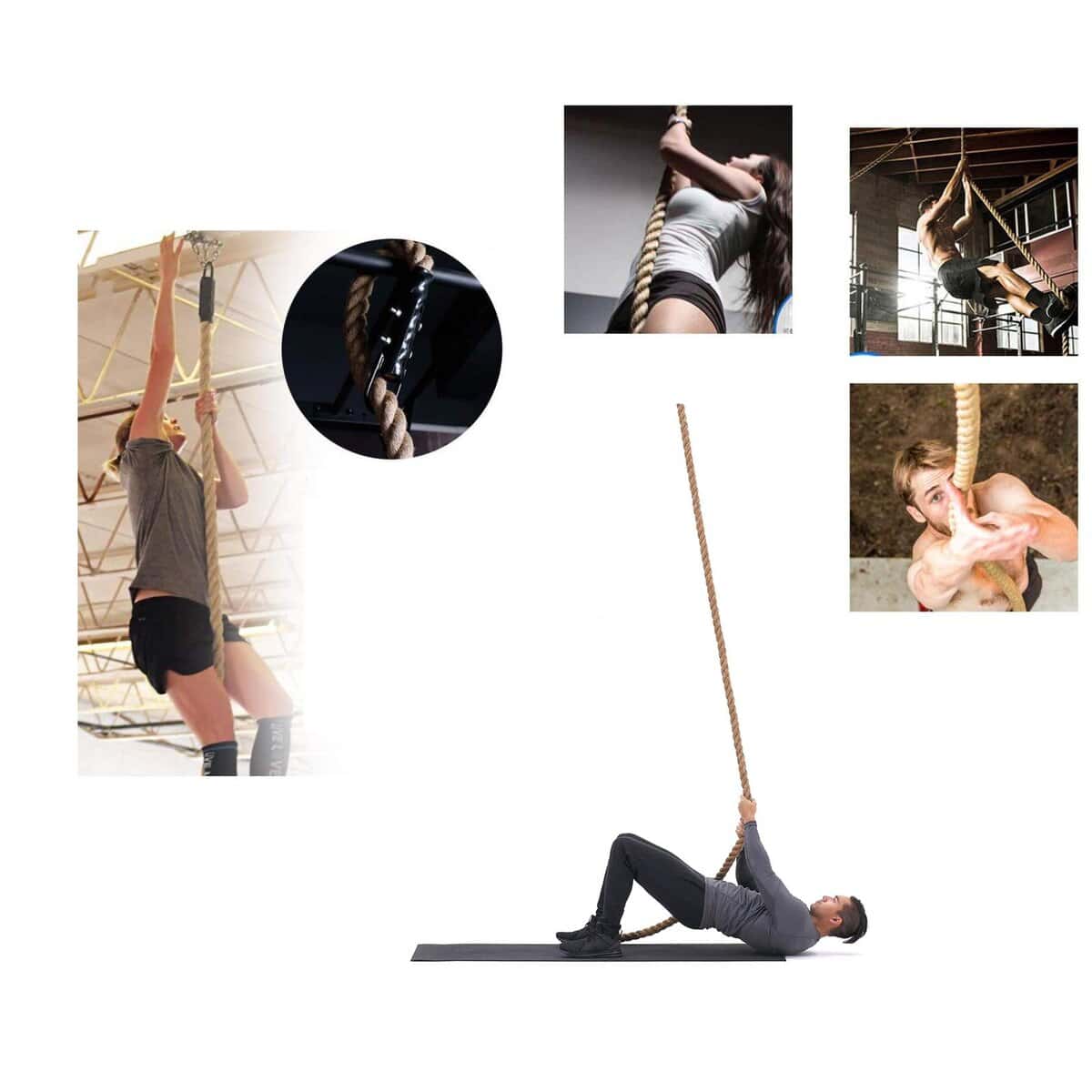 Abrazadera de Cuerda de Escalada Forellfit 1.5", Juego de 2 - Imagen 7