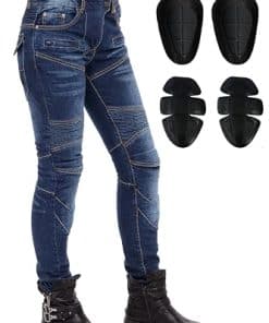 Pantalones de Motocicleta para Mujer Skylinewears con Forro