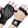 Guantes de levantamiento de pesas Fit -Negro