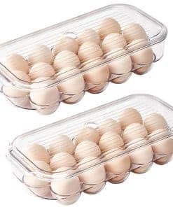 Organizador de huevos de plástico para refrigerador vacane,