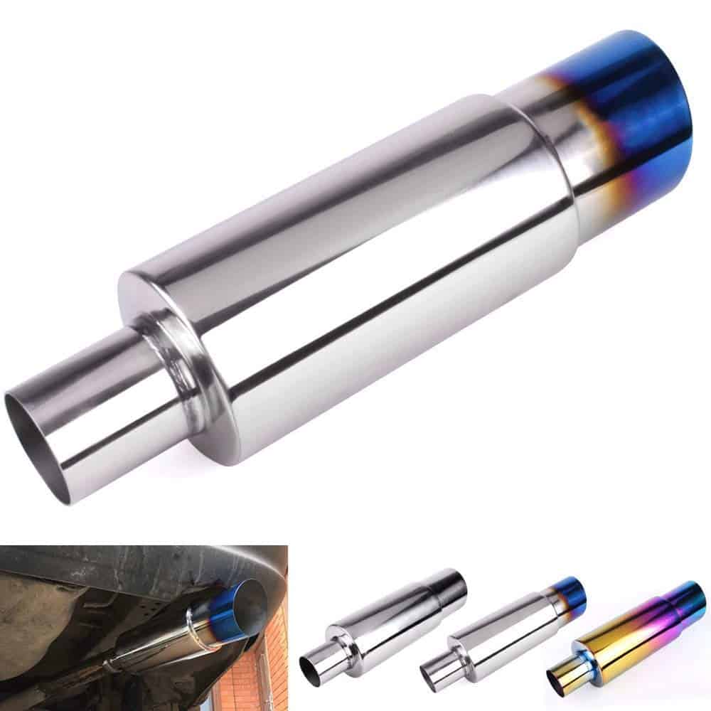 Escape Silenciador, Punta de Escape Universal de Acero - Imagen 6