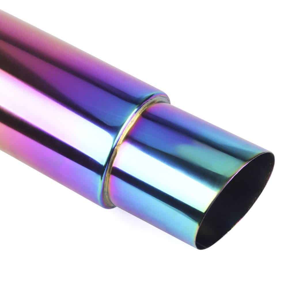 Escape Silenciador Universal de Acero Inoxidable con Punta - Imagen 5