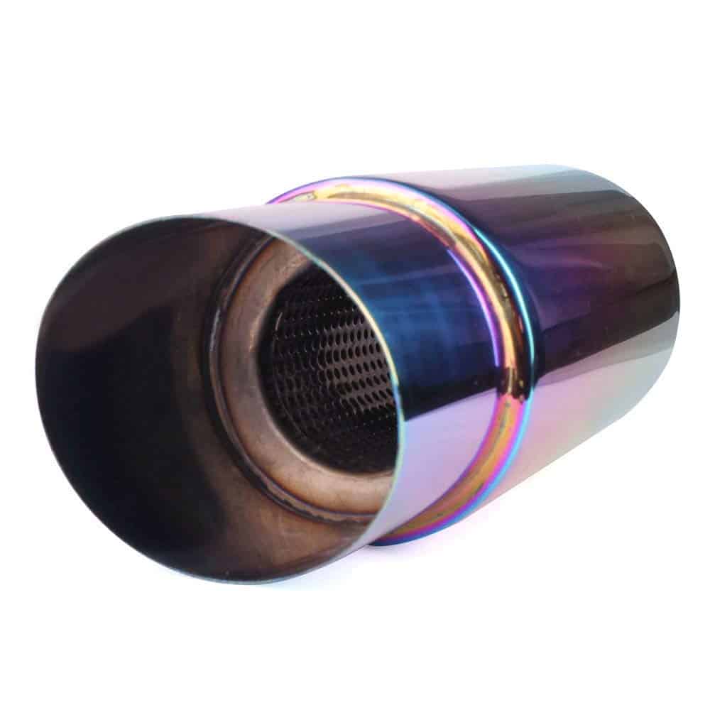 Escape Silenciador Universal de Acero Inoxidable con Punta - Imagen 7