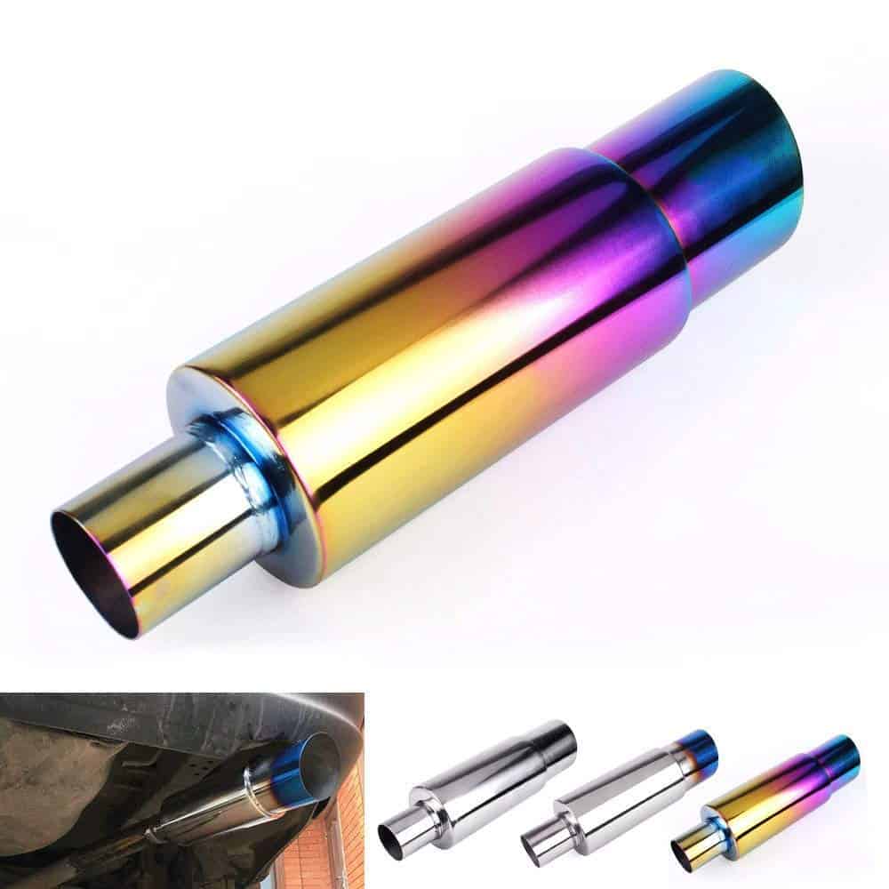 Escape Silenciador Universal de Acero Inoxidable con Punta - Imagen 8